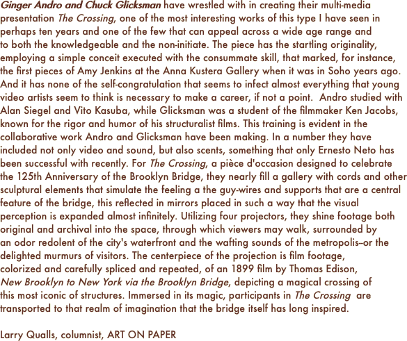 Ginger Andro and Chuck Glicksman